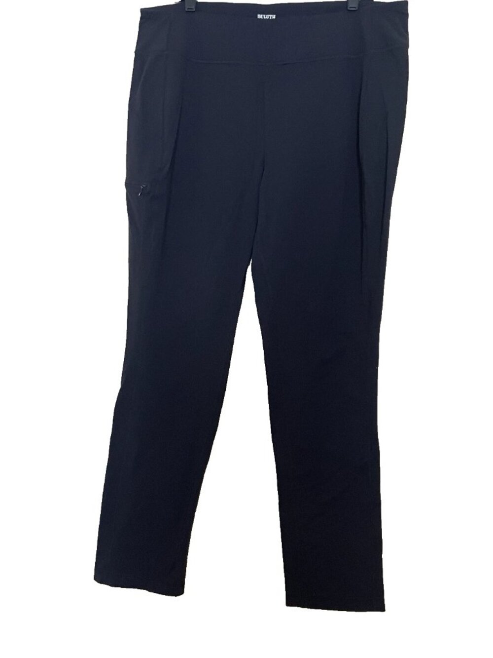 Duluth Trading Black NoGA Classic Slim Leg Pants Women's XL x 33 Stretch